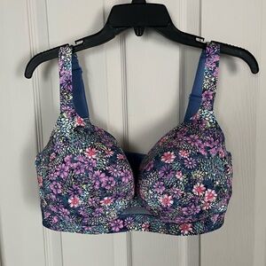 Floral Print Women's Cacique Bra 38G